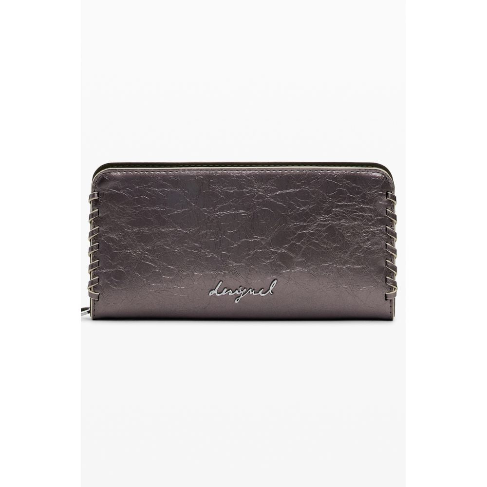 Desigual Bronze Polyethylen Frauen Brieftasche