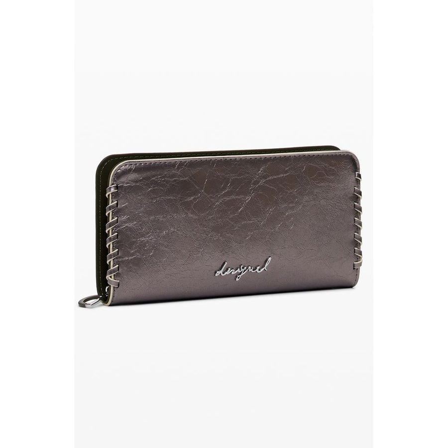 Desigual Bronze Polyethylen Frauen Brieftasche