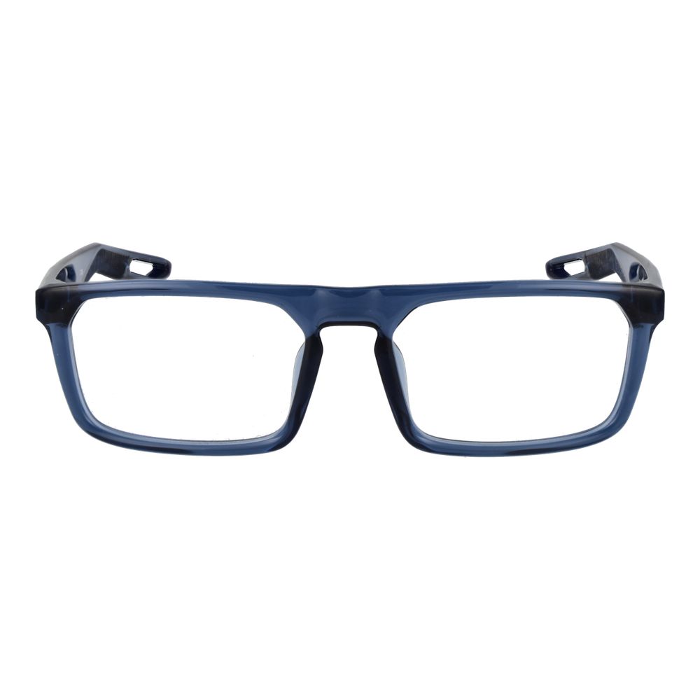 Nike Blaue Brille aus Edelstahl (Gestell)
