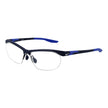 Nike Blaue Brille aus Edelstahl (Gestell)