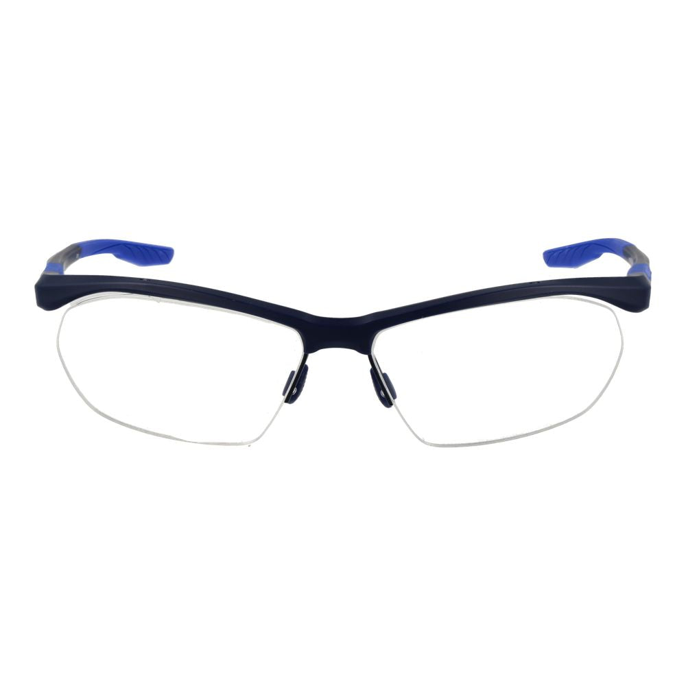 Nike Blaue Brille aus Edelstahl (Gestell)