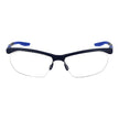 Nike Blaue Brille aus Edelstahl (Gestell)