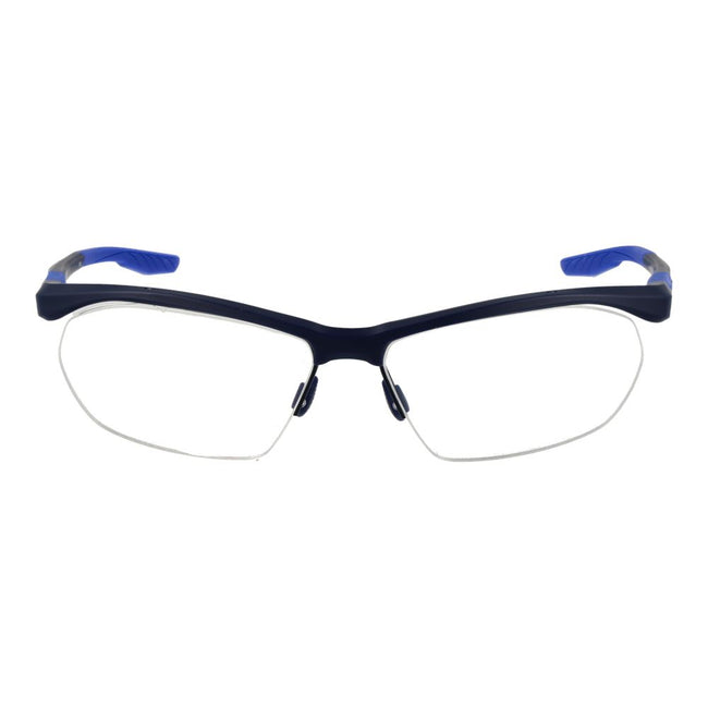 Nike Blaue Brille aus Edelstahl (Gestell)