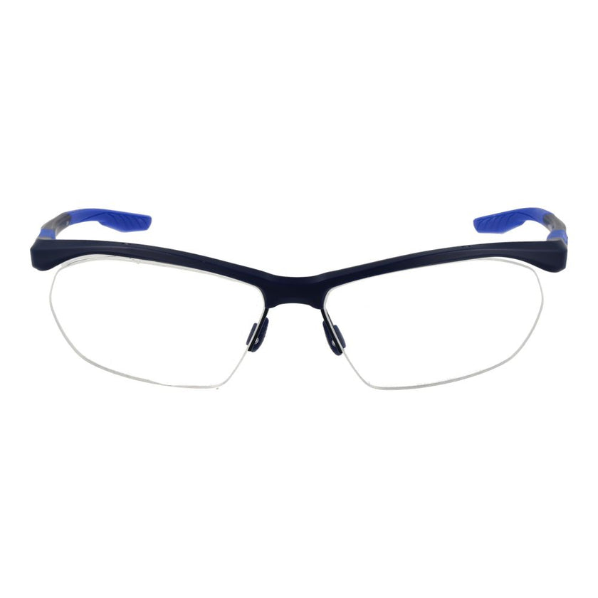 Nike Blaue Brille aus Edelstahl (Gestell)