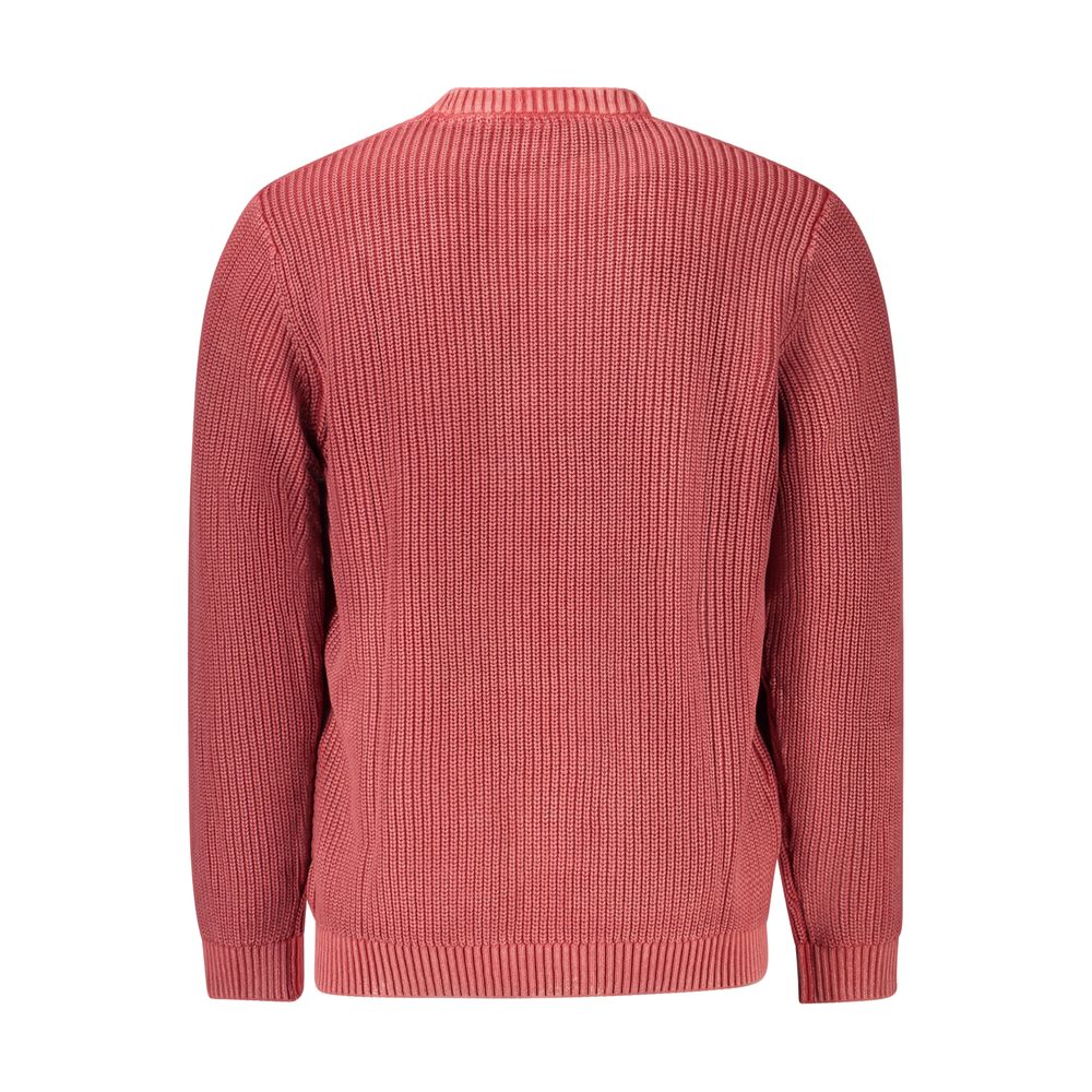 Pepe Jeans Men's Red Cotton Sweater