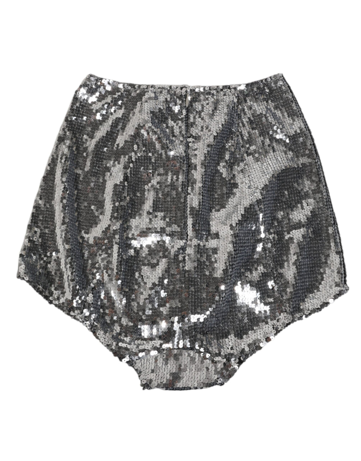 Dolce & Gabbana Silver Nylon Sequin Bodysuit Underwear