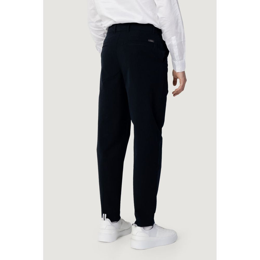 Armani Exchange Blaue Baumwoll-Freizeithose