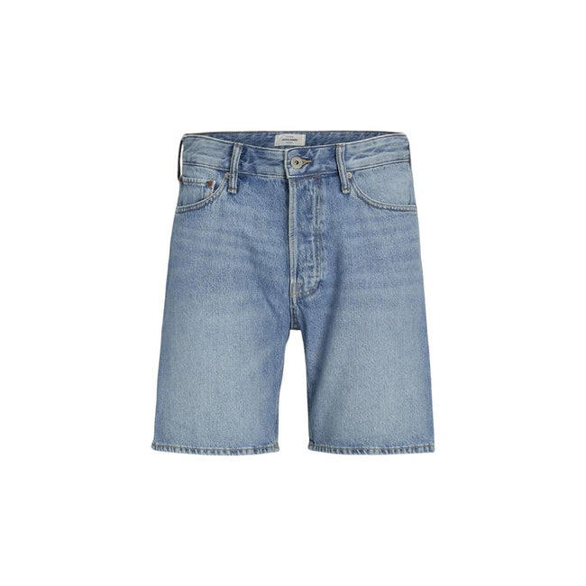 Jack Jones Blaue Baumwoll-Bermudashorts
