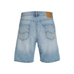 Jack Jones Hellblaue Baumwoll-Bermudashorts