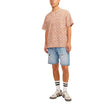 Jack Jones Hellblaue Baumwoll-Bermudashorts