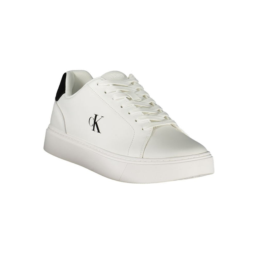 Calvin Klein Bianco Polyurethane Herren Sneaker