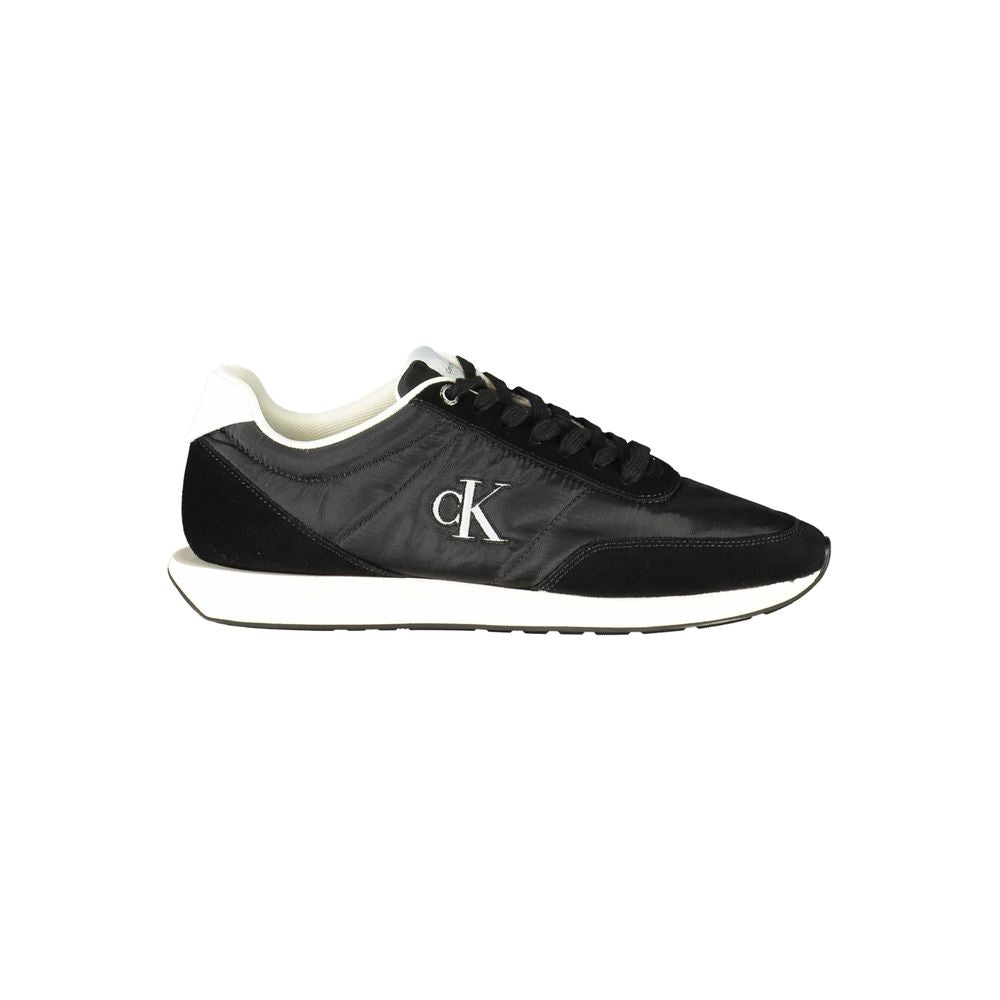 Calvin Klein Men's Black Polyester Sneaker