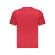 Pepe Jeans Rotes Baumwoll-T-Shirt für Herren