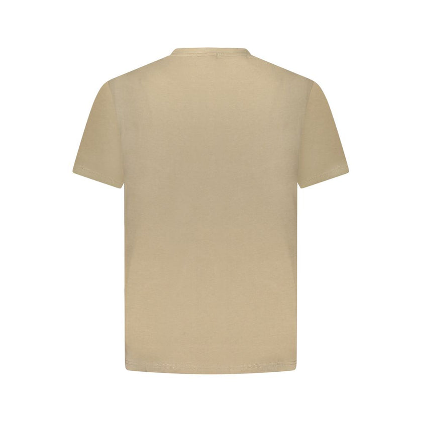 Napapijri Braunes Baumwoll-T-Shirt für Männer