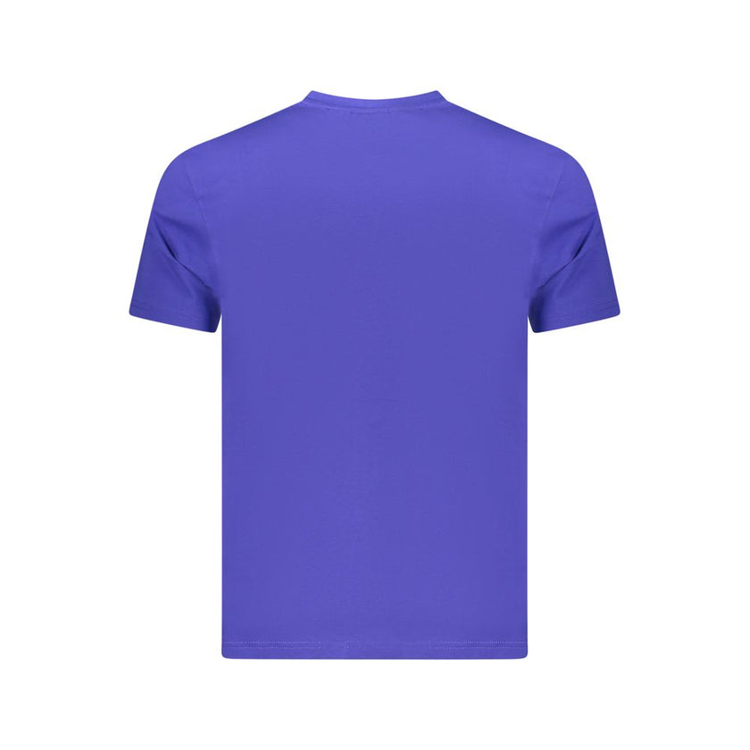 Napapijri Blaues Baumwoll-T-Shirt für Herren
