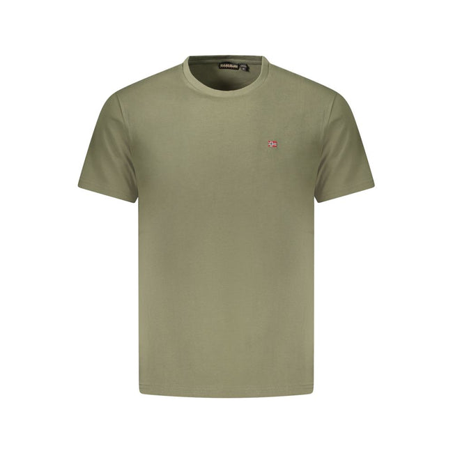Napapijri Verde Baumwoll-T-Shirt für Herren