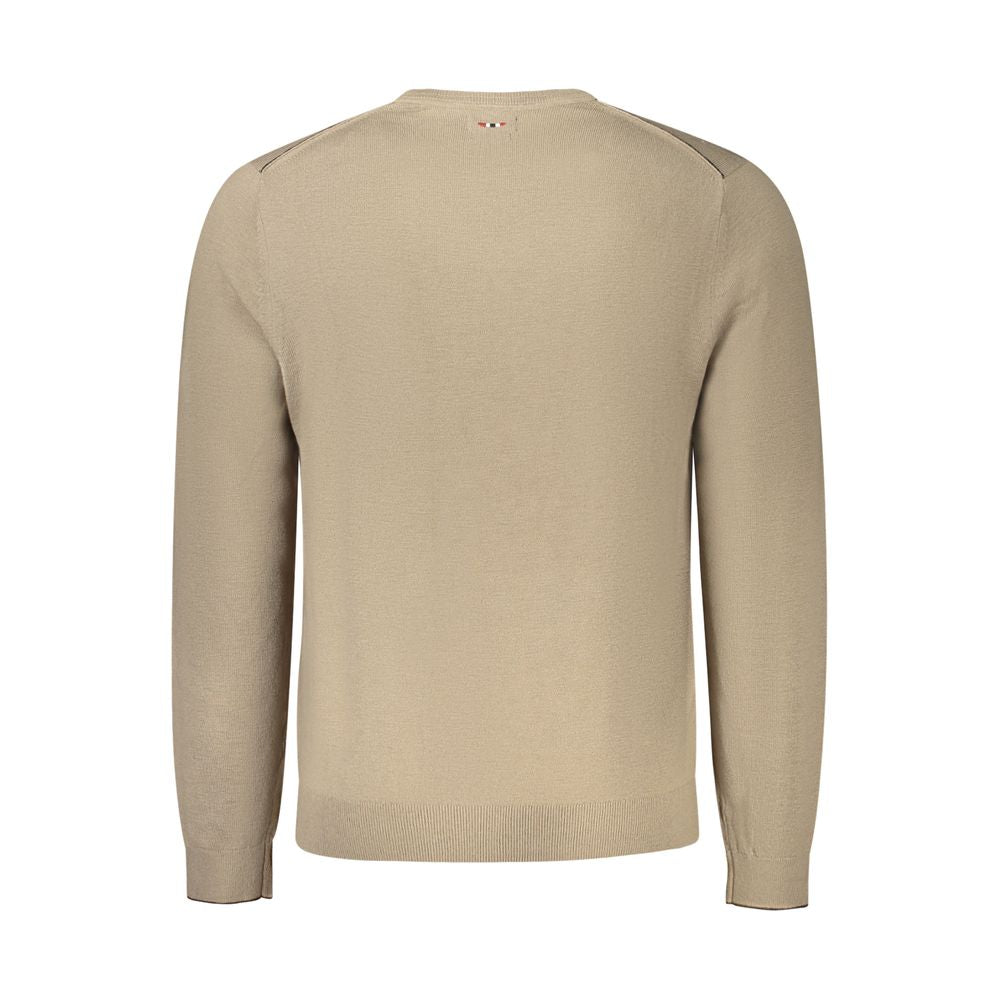 Napapijri Brauner Pullover aus Wolle für Männer