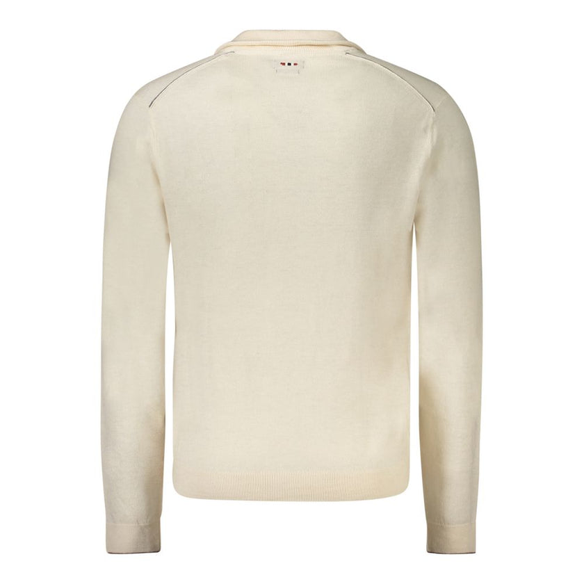 Napapijri Weißer Pullover aus Wolle für Männer