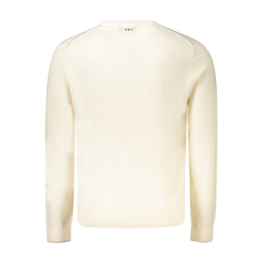 Napapijri Weißer Pullover aus Wolle für Männer