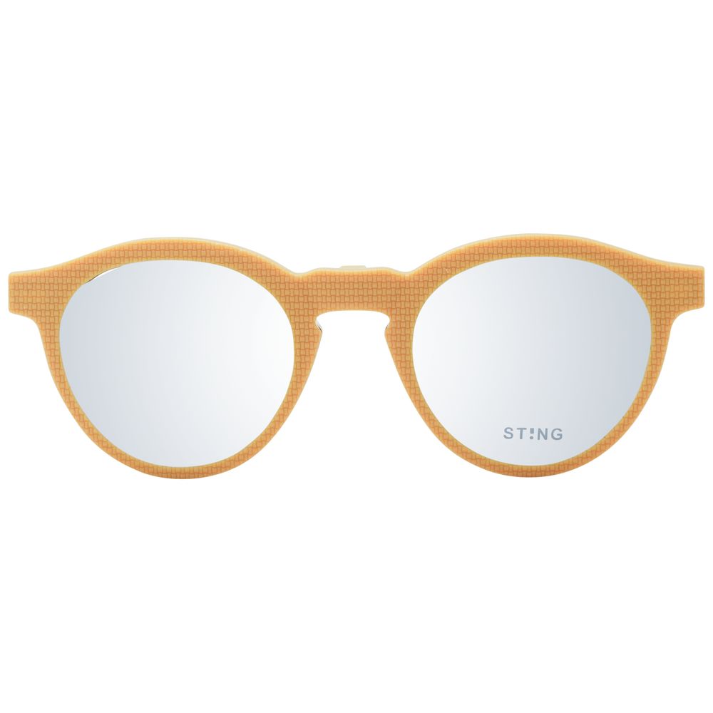 Sting Eyeglasses Frame in Brown Acetate and Plastic