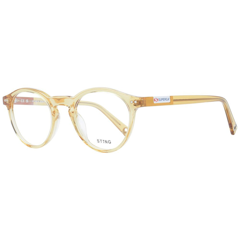 Sting Eyeglasses Frame in Brown Acetate and Plastic