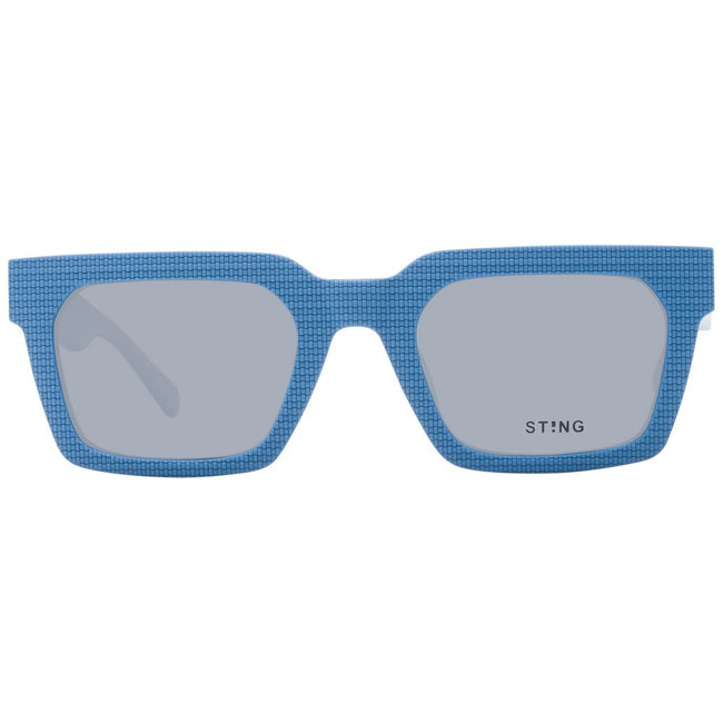 Sting Blaue Acetat- und Kunststoffbrille (Rahmen)