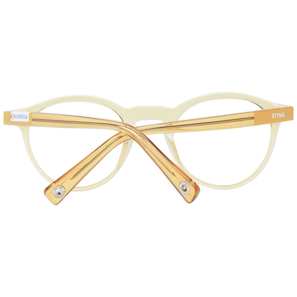 Sting Eyeglasses Frame in Brown Acetate and Plastic