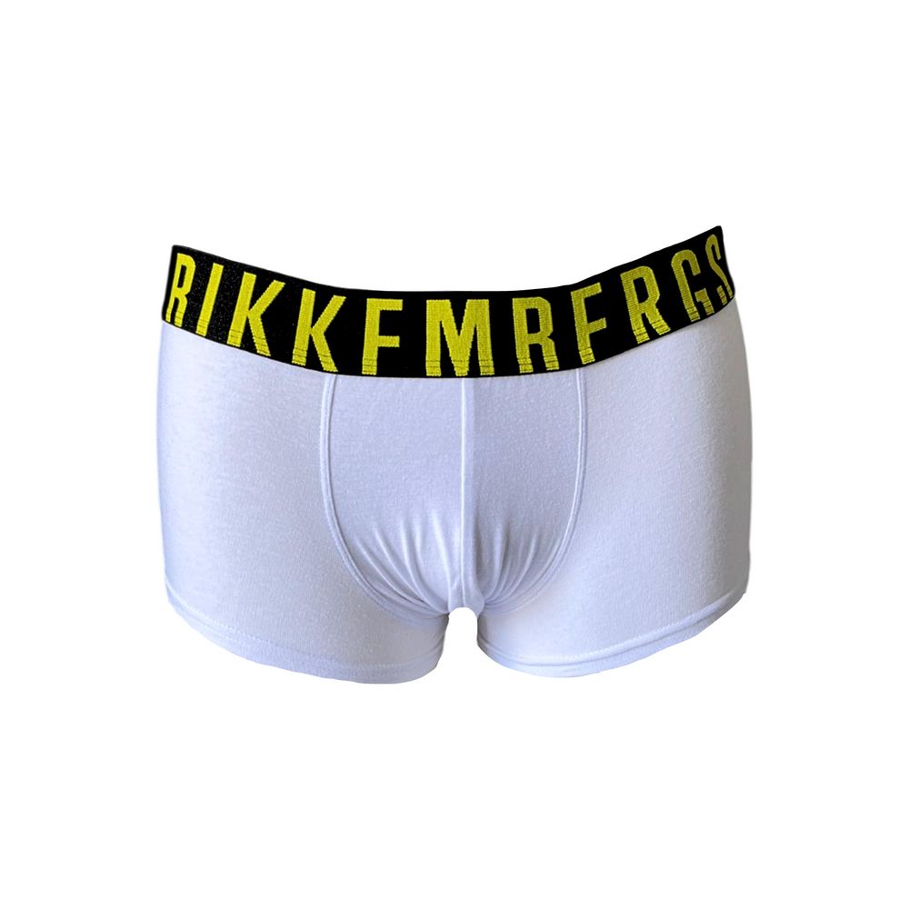 Bikkembergs Weiße Herren-Boxershorts aus Baumwolle