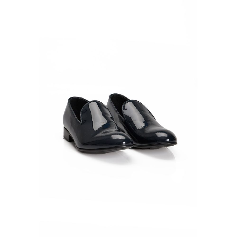 Roberto Pepe Luxury Blaue Kalbsleder Herren Loafer