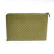 Trussardi Grünes Leder Männer Clutch