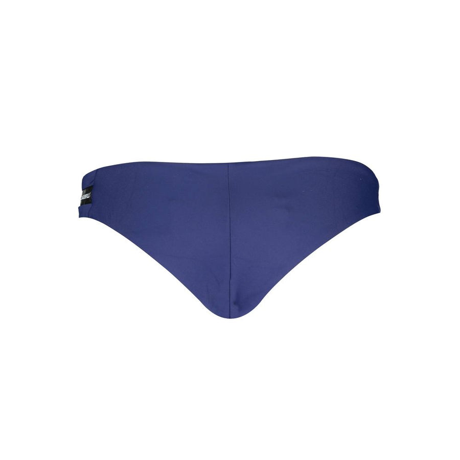 Karl Lagerfeld Blaue Elastan-Badebekleidung