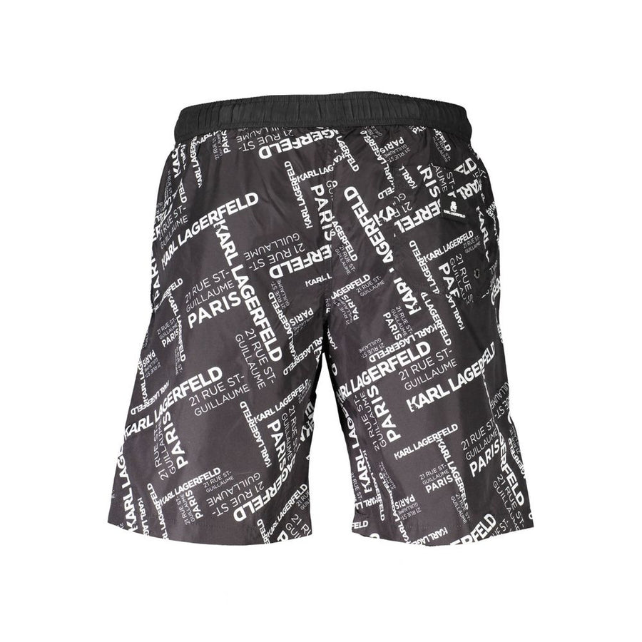 Karl Lagerfeld Schwarze Polyester-Badebekleidung