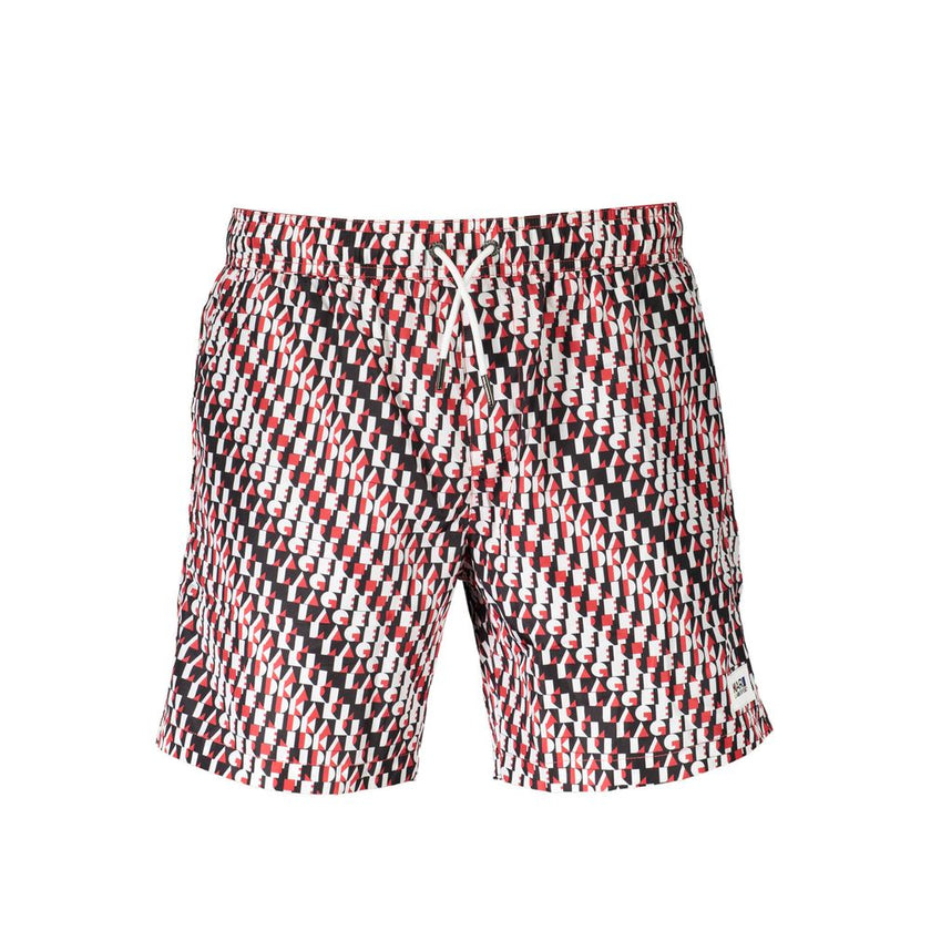 Karl Lagerfeld Schwarze Badeshorts aus Polyester für Herren