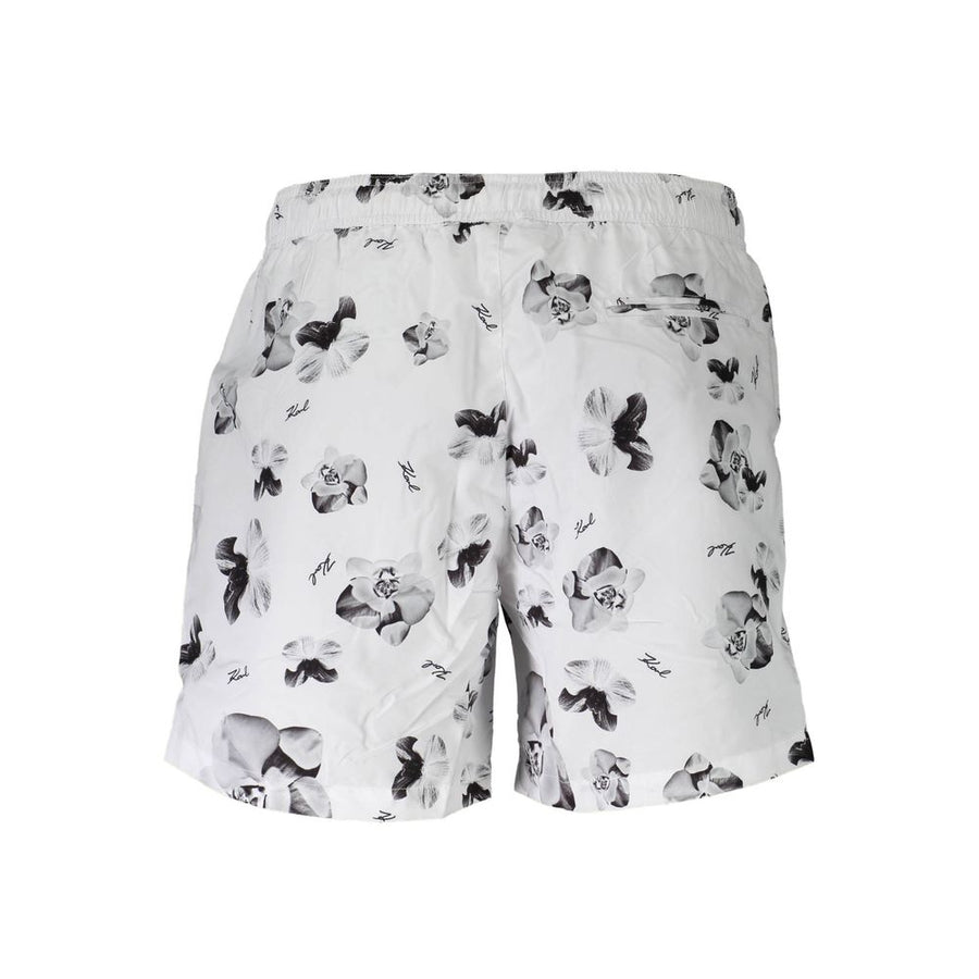 Karl Lagerfeld Weiße Polyester-Badebekleidung