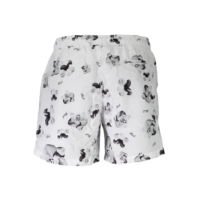 Karl Lagerfeld Weiße Polyester-Badebekleidung