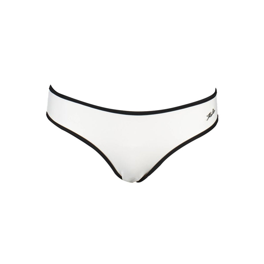Karl Lagerfeld Weiße Elastan-Badebekleidung