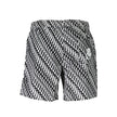 Karl Lagerfeld Weiße Herren-Badeshorts aus Polyester