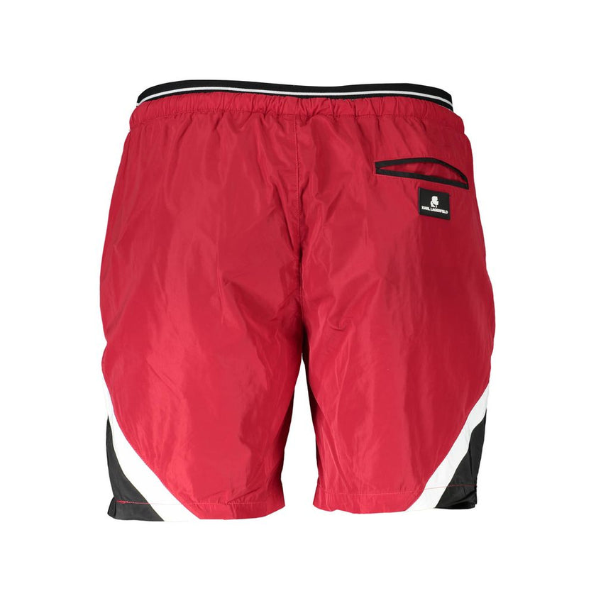 Karl Lagerfeld Rote Polyester-Badebekleidung