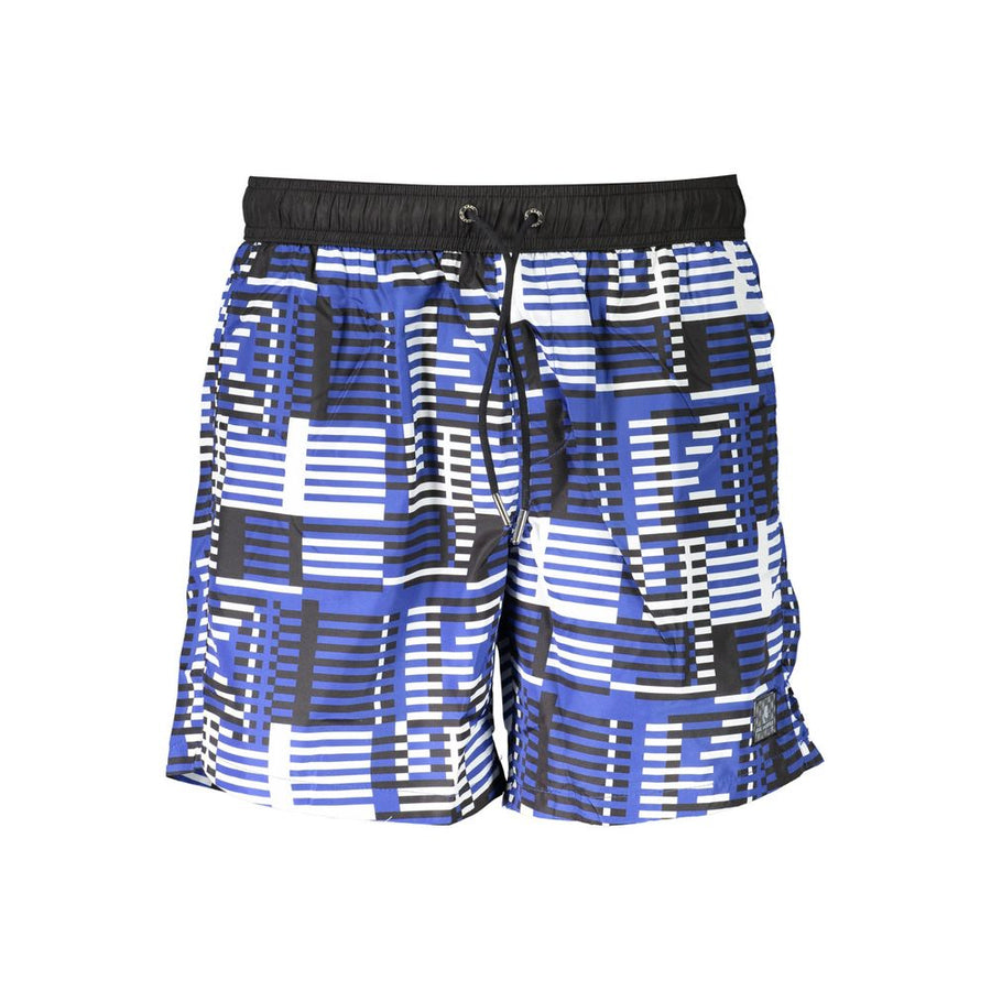 Karl Lagerfeld Blu Polyester Herren Badeshorts