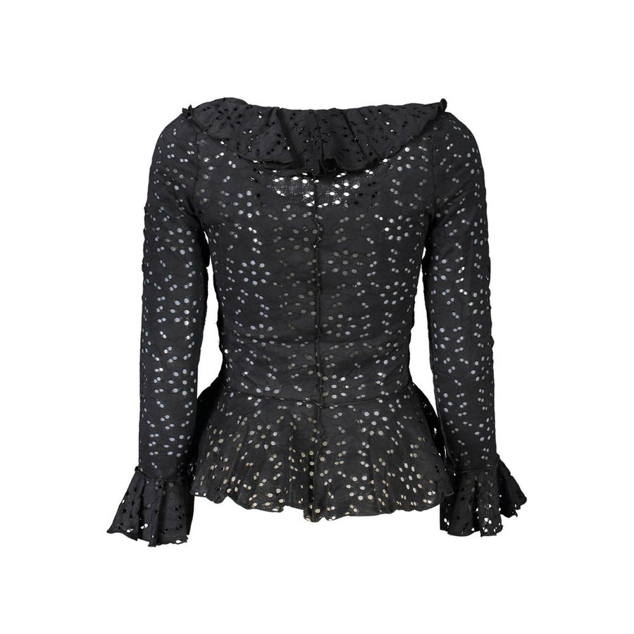 Desigual Schwarzes Baumwollhemd