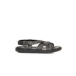 Cerruti 1881 Schwarze Leder Herren Sandale