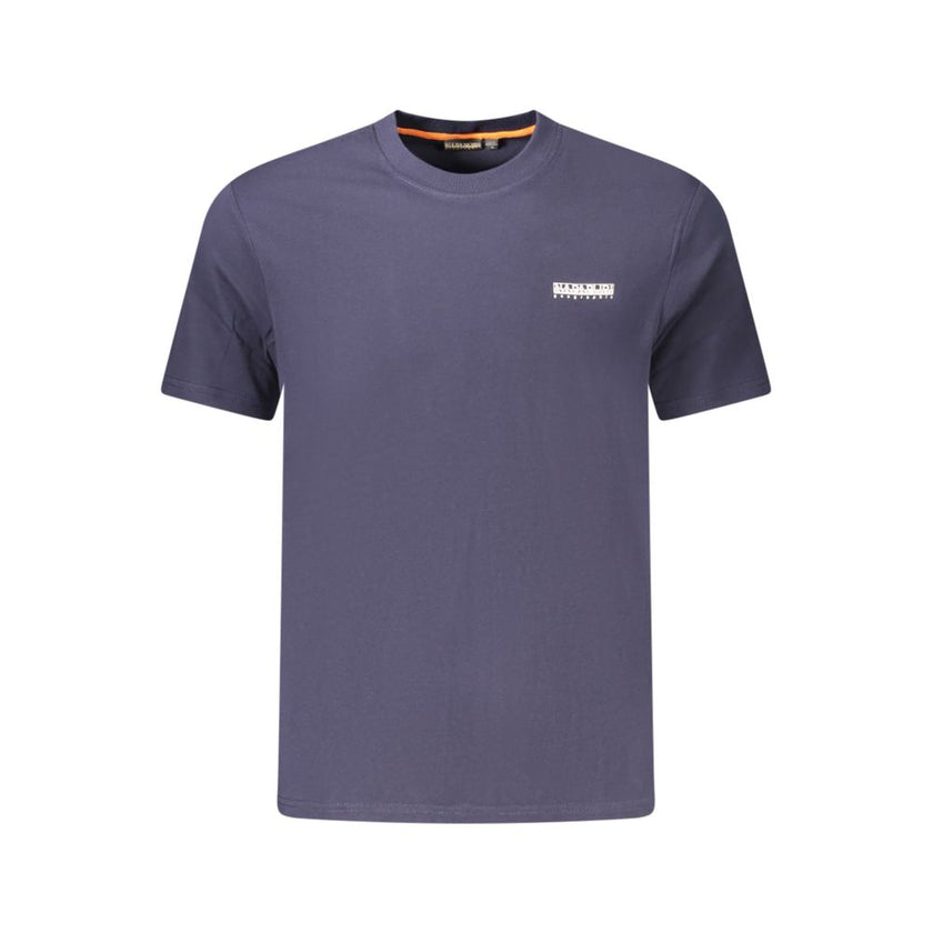 Napapijri Blu Baumwoll-T-Shirt für Herren