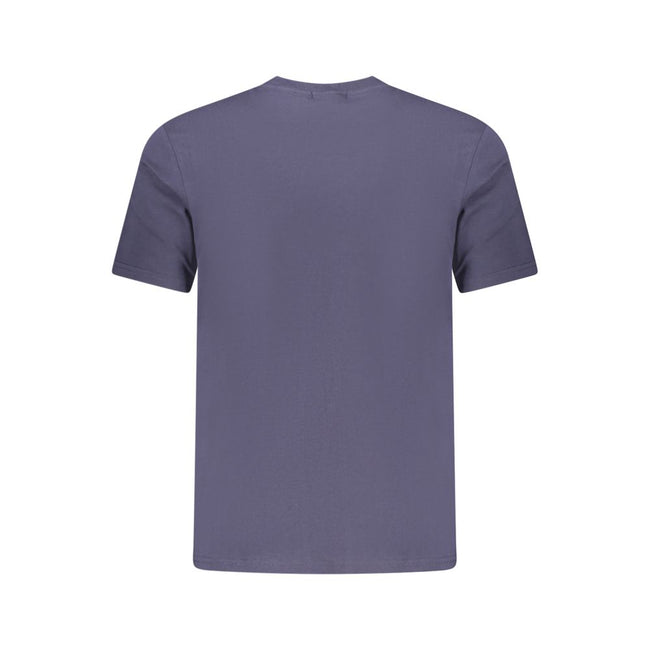 Napapijri Blu Baumwoll-T-Shirt für Herren