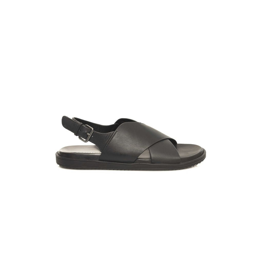 Cerruti 1881 Schwarze Leder Herren Sandale