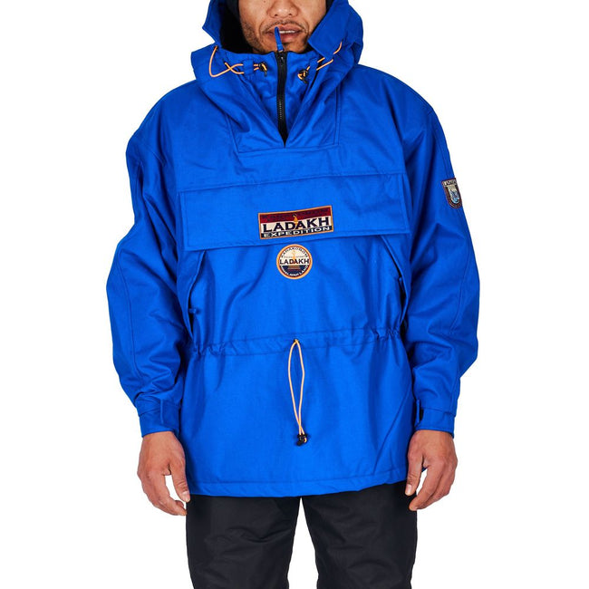 Ladakh Blaue Herrenjacke aus Polyester