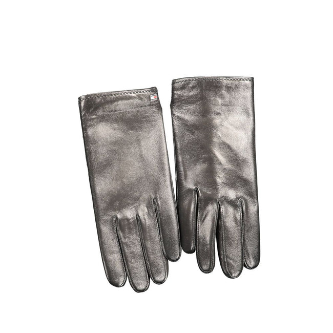 Tommy Hilfiger Schwarzer Lederhandschuh