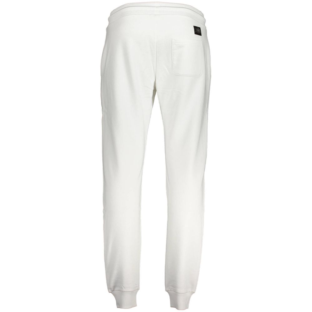 Cavalli Class Bianco Baumwoll-Sweatpant für Herren