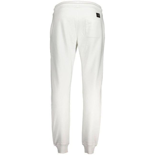 Cavalli Class Bianco Baumwoll-Sweatpant für Herren