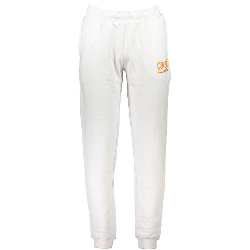 Cavalli Class Weiße Baumwollhose