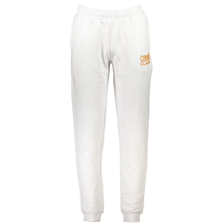 Cavalli Class Weiße Baumwollhose